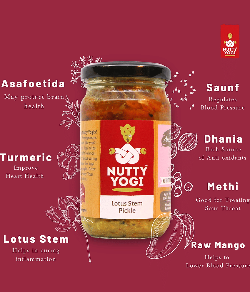 Nutty Yogi Lotus Stem Pickle 200 g