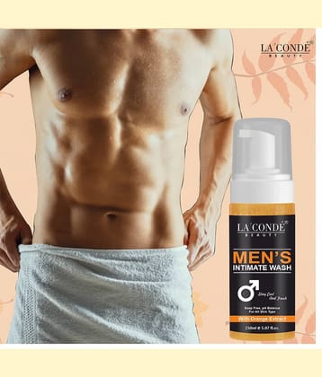La'Conde Reduce Bad Odour with Orange Extract Men's Intimate Wash Orange 150 Pcs