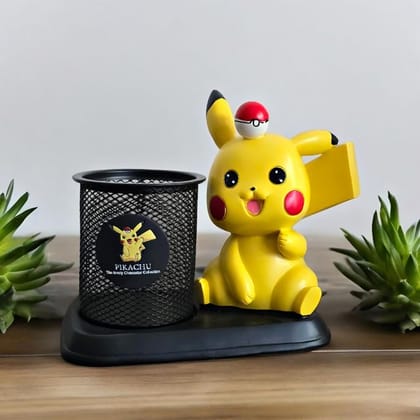 FABPAK Cute Pikachu Smiling Pen Holder
