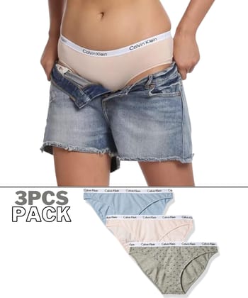 C K Underwear - Women Pack Of 3 Briefs-M