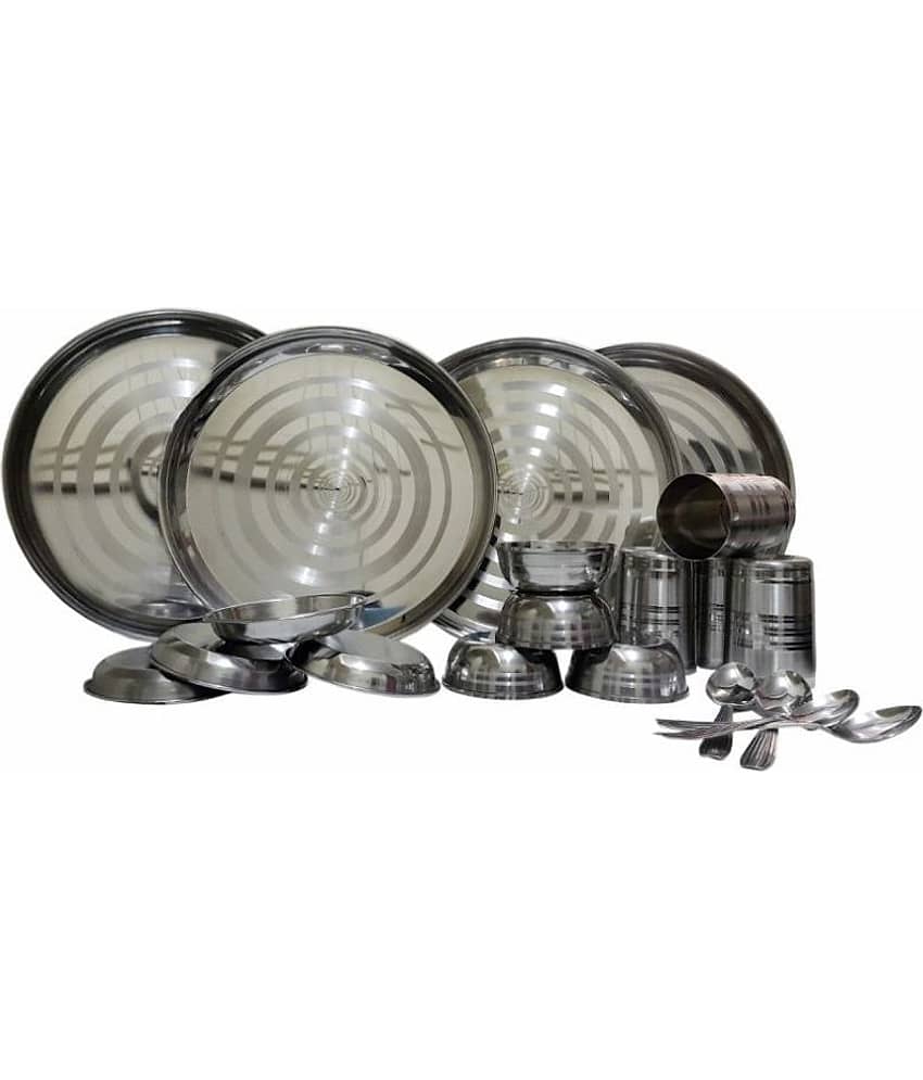 Dynore Stainless Steel Dinner Set of 20 Pieces