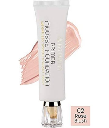 Swiss Beatuy Primer Mousse Foundation (Rose Blush), 40ml