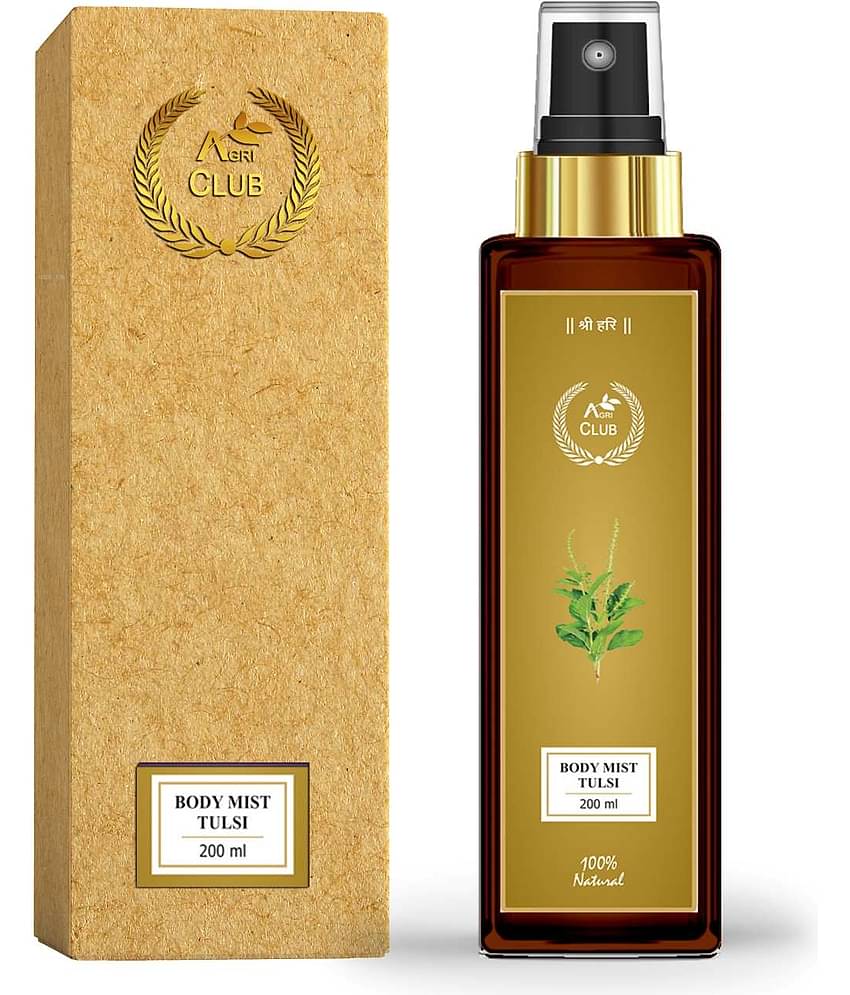 AGRI CLUB - Tulsi Body Mist For Men,Women 200 ml ( Pack of 1 )