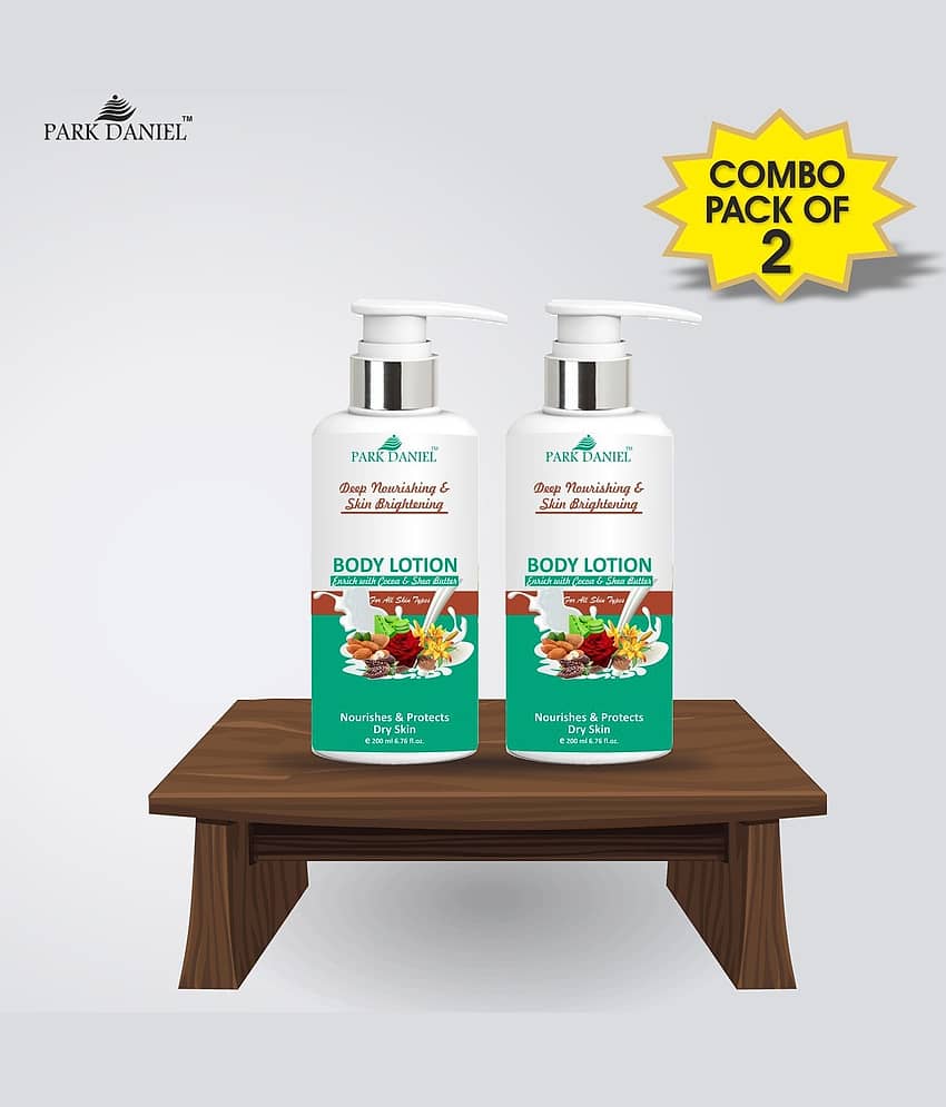 Park Daniel Skin Brightening & Lightening - Cocoa & Shea Butter Moisturizer 400 ml