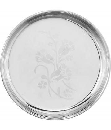 Neelam 12 Pcs Stainless Steel Steel Half Plate