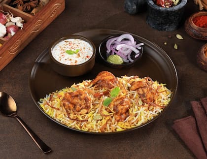 Murg Dum Biryani Thali
