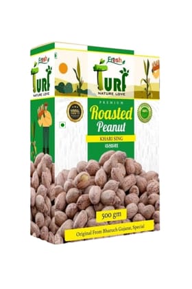 TURF FRESH - Premium Roasted Peanut| Khari Sing - Chakna Dana Chana | Bharuch Gujarat Special