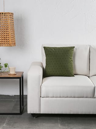 Kahaniya Cushion Cover (Khaki) - Medium