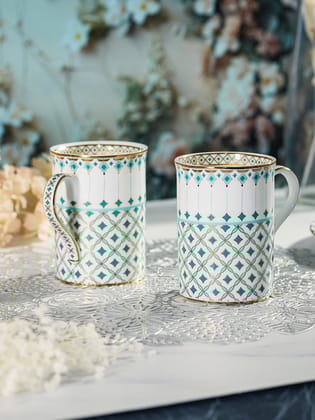 MOMENTUM 24K GOLD PLATED MUGS (Pack Of 2)