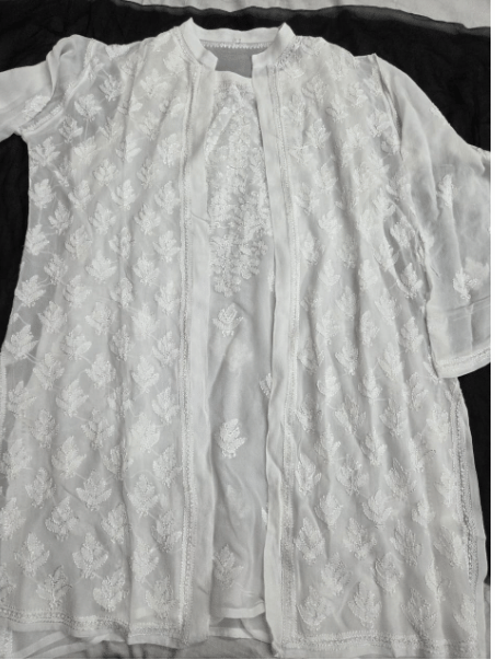 Viscose georgette shrug top set