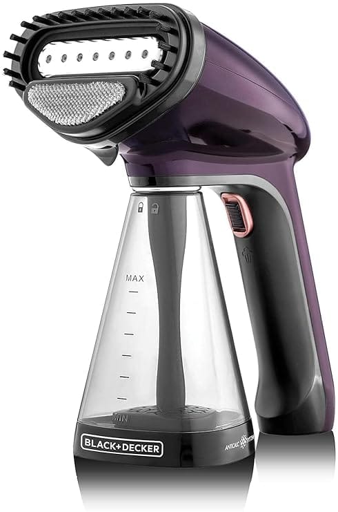 Black Plus Decker Watts Hand Held Garment Steamer  1500