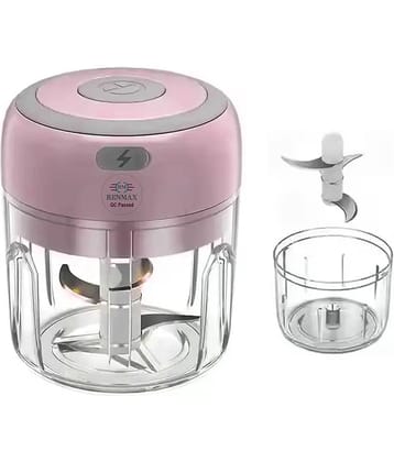 RENMAX Rechargeable Choppe Pink Electric USB Portable Chopper 50W