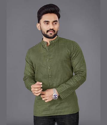 allan peter Yellow Cotton Men's Regular Kurta ( Pack of 1 )