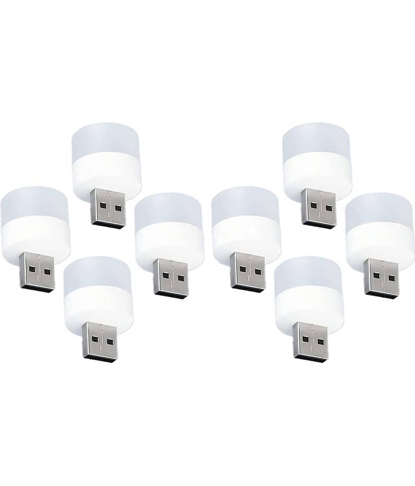 GEEO - 1w Natural White LED Bulb ( Pack of 8 )