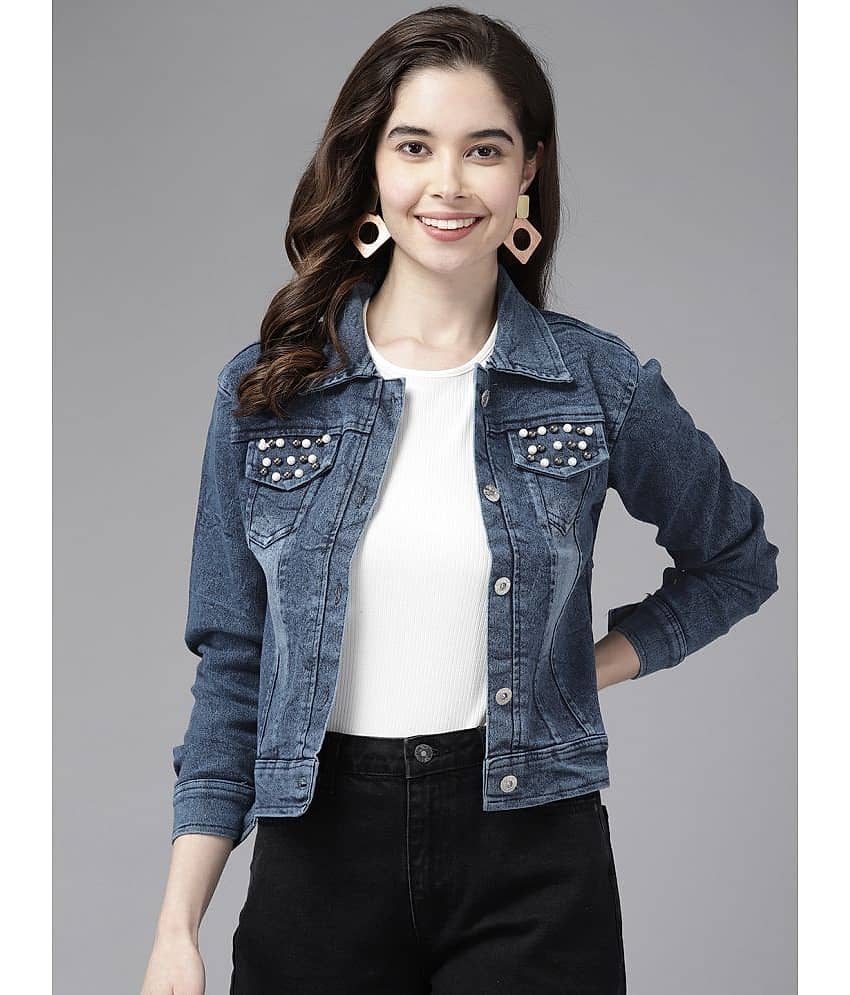 Aarika - Denim Navy Denim Jacket