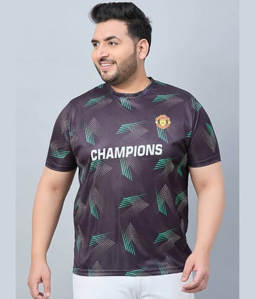 AUSTIVO Multicolor Polyester Regular Fit Men's Sports T-Shirt ( Pack of 1 )