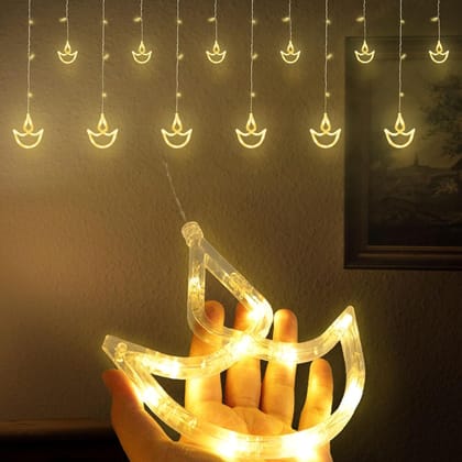 GLOWSERIE Decorative Crescent Moon LED Wall Lights
