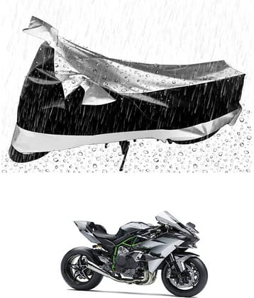 RONISH Bike Body Cover for Kawasaki All Bike Models ( Pack of 1 ) , Silver