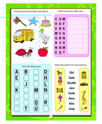 1001 Activities Book for Kids for Age 4+ with Exciting Activities of Word Searches, Puzzles, Dot-to-Dots, Mazes and Colouring [Paperback] Dreamland Publications