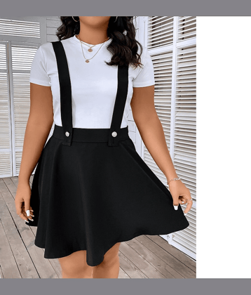 Rigo - Black Cotton Women's A-Line Skirt ( Pack of 1 )