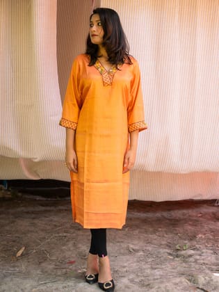 Makhmali Kurta-M