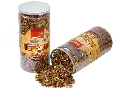 Tota Hawan Samagri for Pooja - 400gm Jar |100% Pure Havan Samagri Dhoop with 38 Type of Natural Herbs for Hawan kund, Durga Puja, Home Pooja, Yagya,Diwali and Other Occassions-Hawam Samagree 2