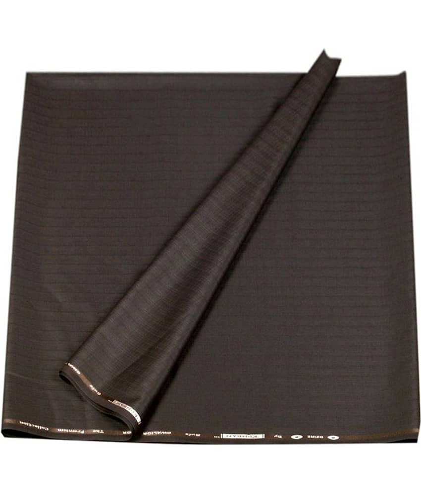 Kundan Black Poly Viscose Unstitched Pant Piece