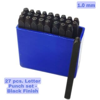 Scorpion Number Punch Set 1/32 - (1 mm) Hardened Steel/Metal Die Jewelers with Case