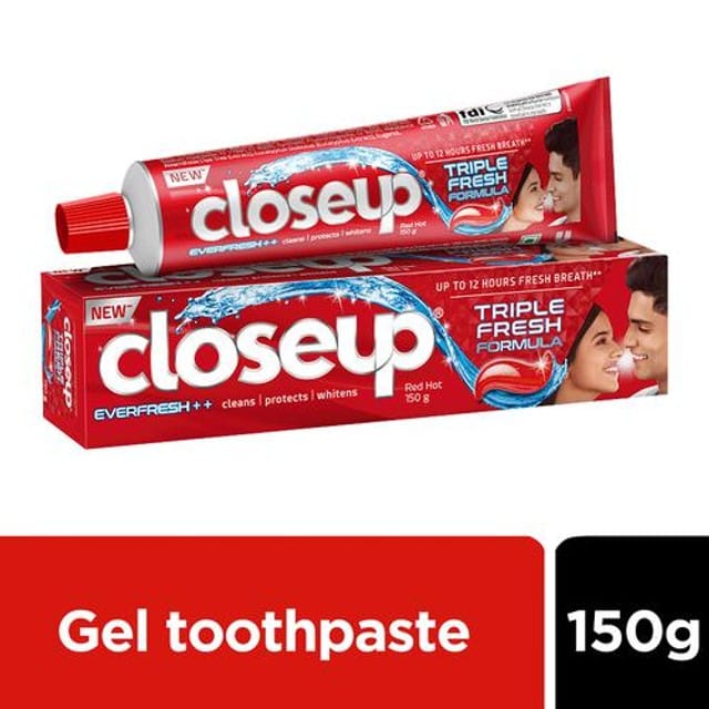 Closeup Everfresh+ Anti-Germ Gel Toothpaste Red Hot 150 g