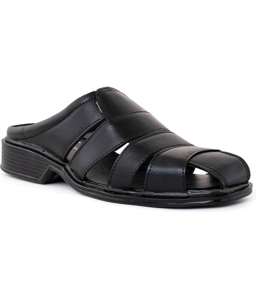 INFINITRENZ - Black Men's Sandals