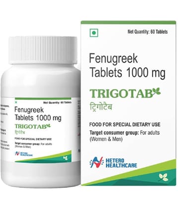 TRIGOTAB Fenugreek Seed Tablets 1000 mg