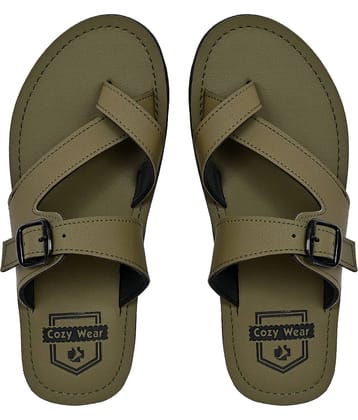 Cozy Wear Olive Men's Daily Slipper