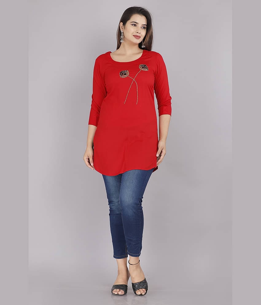 Rayon Short Kurti For Women (Pack of 1)