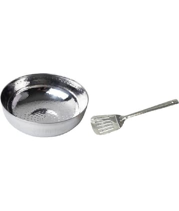 Dynore Non Coated Stainless Steel Cookware Sets Kadhai With Palta