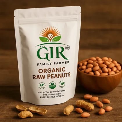 Gir Farmer Organic Raw Peanuts 250g
