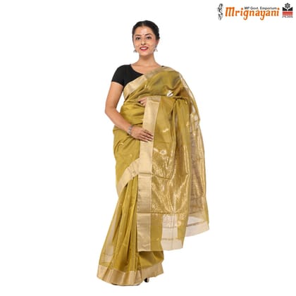 HANDLOOM MAHESHWARI SILK SAREE WITH BLOUSE (SKU - 3S0104030422, SAREE -1254)
