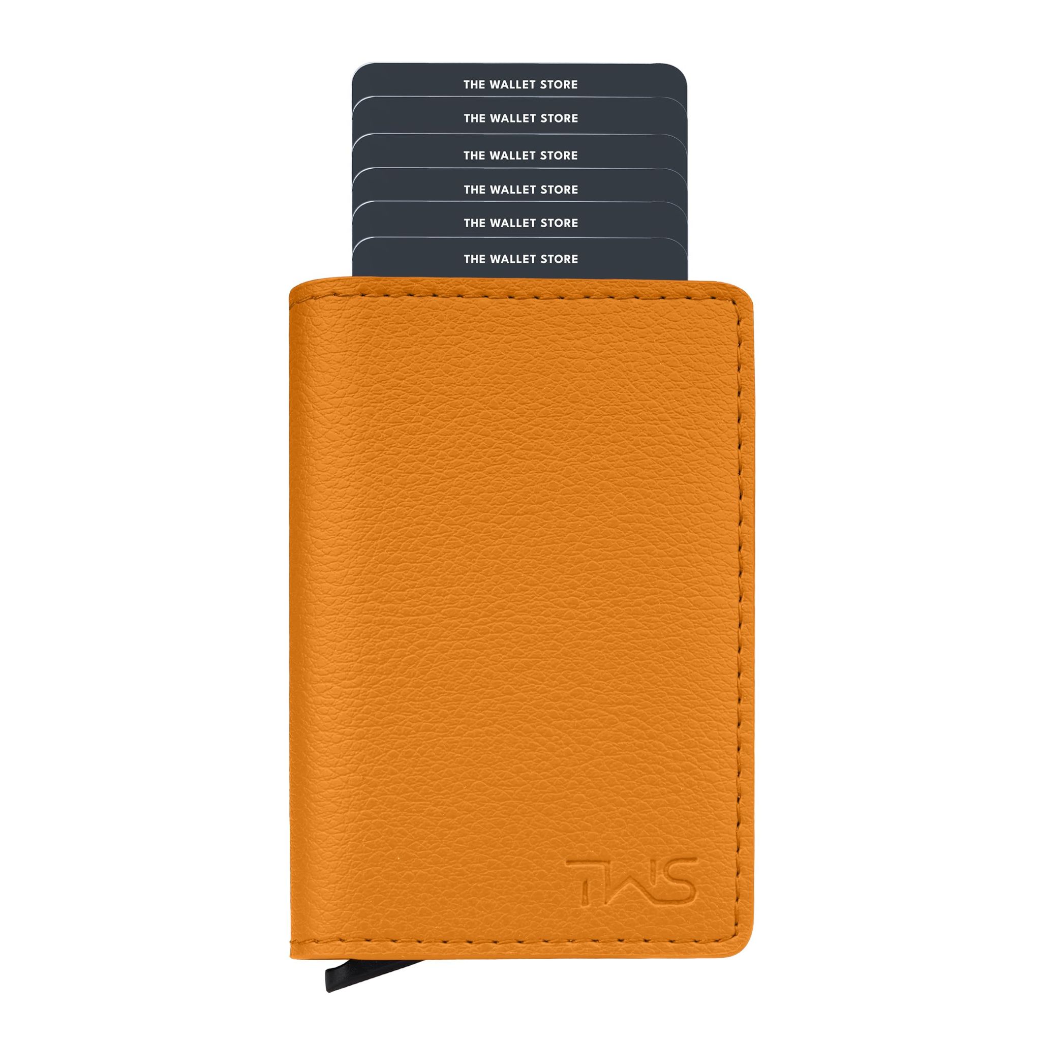 The Wallet Store Vivid Vault RFID Protected Metal Cardholder - Mustard