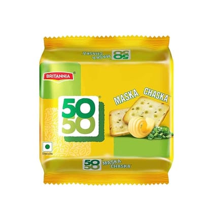 Britannia 50-50 Maska Chaska Biscuits 120 Gms