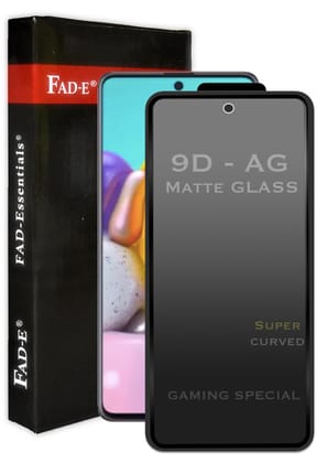 FAD-E Edge to Edge Tempered Glass for Samsung Galaxy A71 (Matte Transparent)