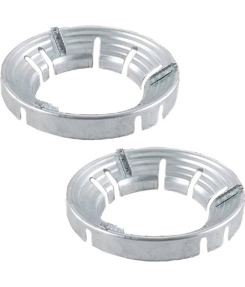 RAMDEV ENTERPRISE Gas Saver Burner Stand Gas Chula Burner Gas Stove Burner Stand Jali Ring Fire & Windproof Energy Saving, Gas Chula Support Stand 4 Legs Supported For Indian Gas 0.7mm (Pack Of 2).