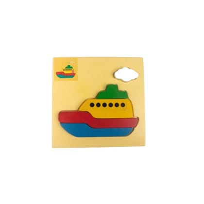 Wooden Board Puzzle Ship