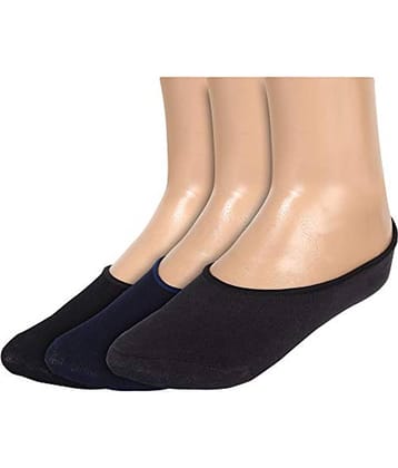 Creature Black Casual No Show Socks Pack of 3