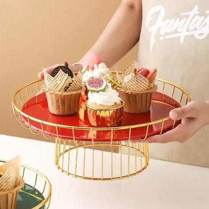 Plumb Snack Stand-Red