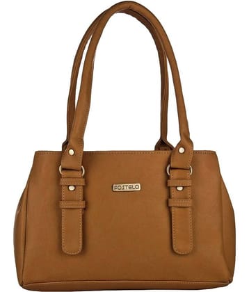 Fostelo - Tan PU Shoulder Bag