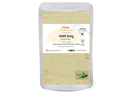 Rajamudi Organics Organic Besan - 500 Gram