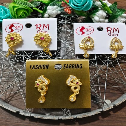 earing combo set 3 pair