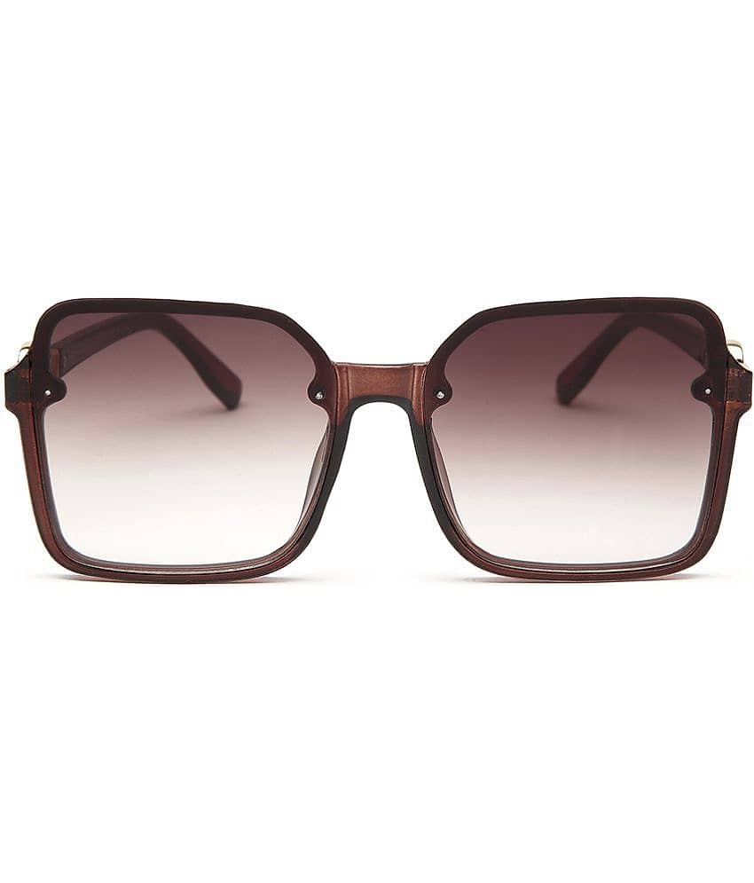 YourSpex - Brown Square Sunglasses Pack of 1