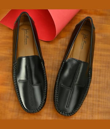 John Karsun Black Loafers