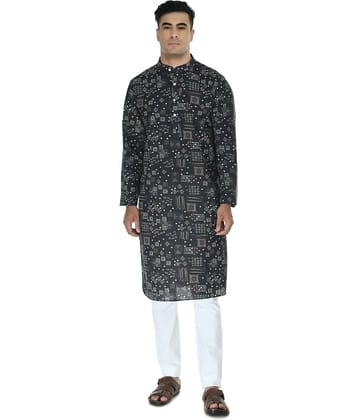 DESIGN TREND Brown Cotton Kurta Single