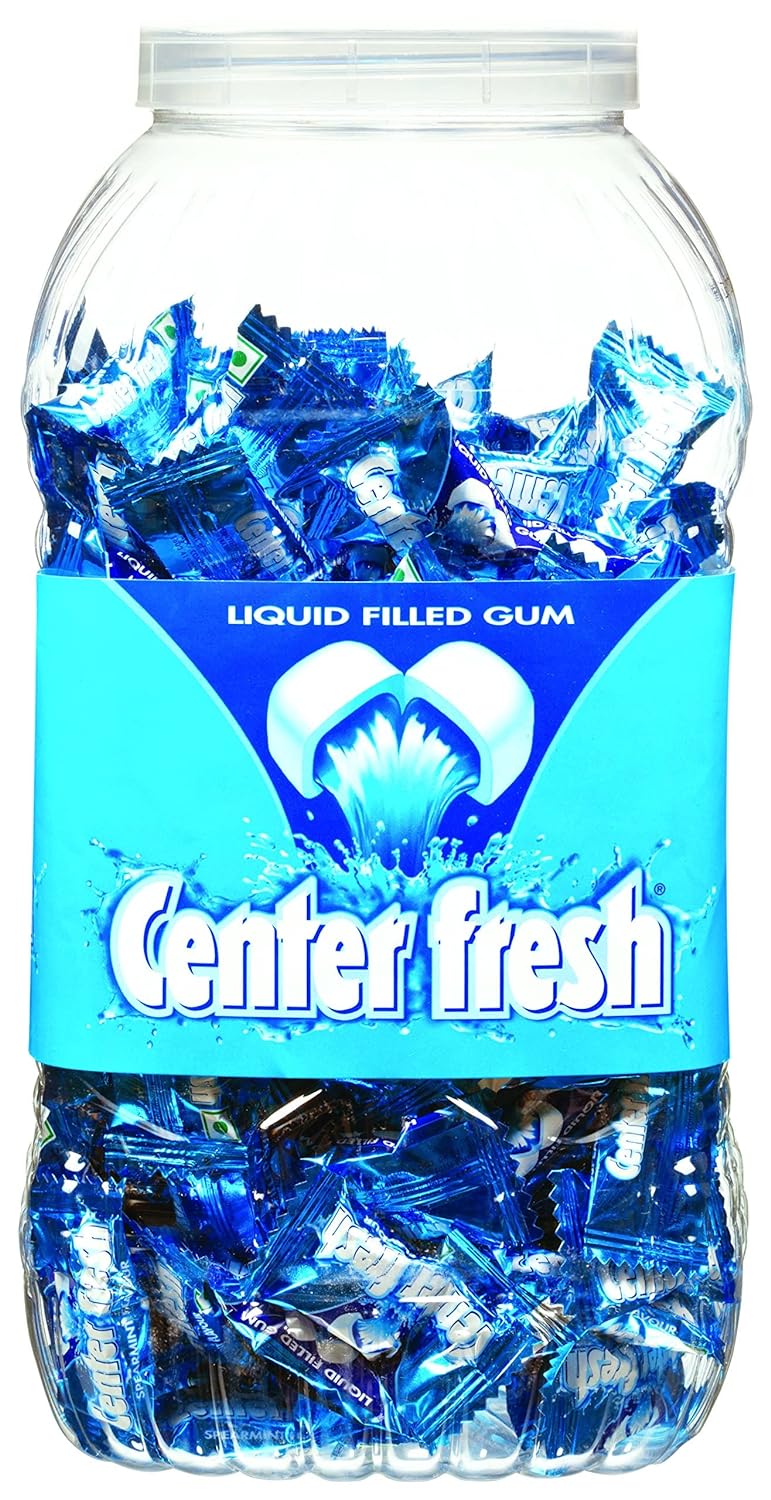 Center Fresh, Spearmint, Chewing Gum Jar, 675 G, 225 Pc